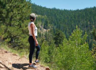 Woman on a hike